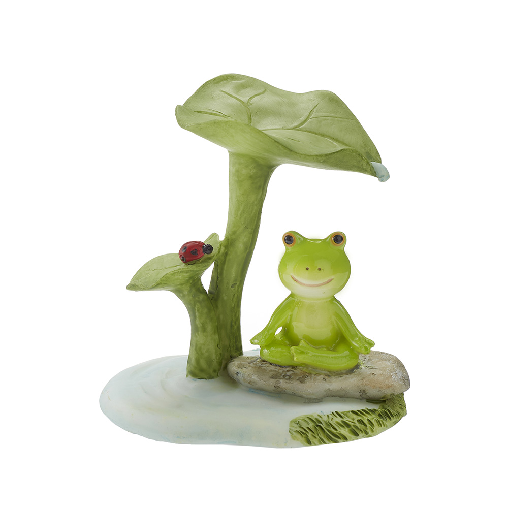 オーナメント カエル 『雨待ちです』 64525