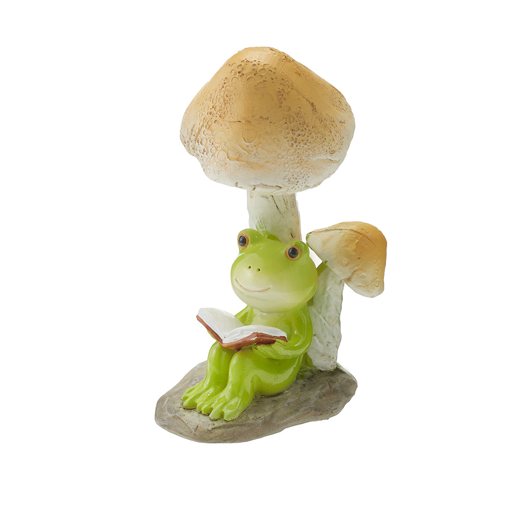 オーナメント カエル 『お気に入りきのこソファ』 64528