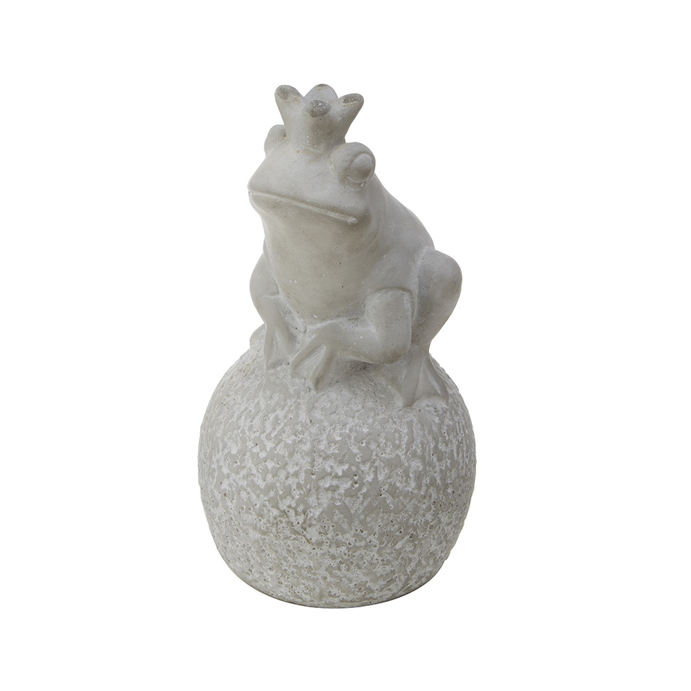 ガーデンオーナメント 王様カエル 67054