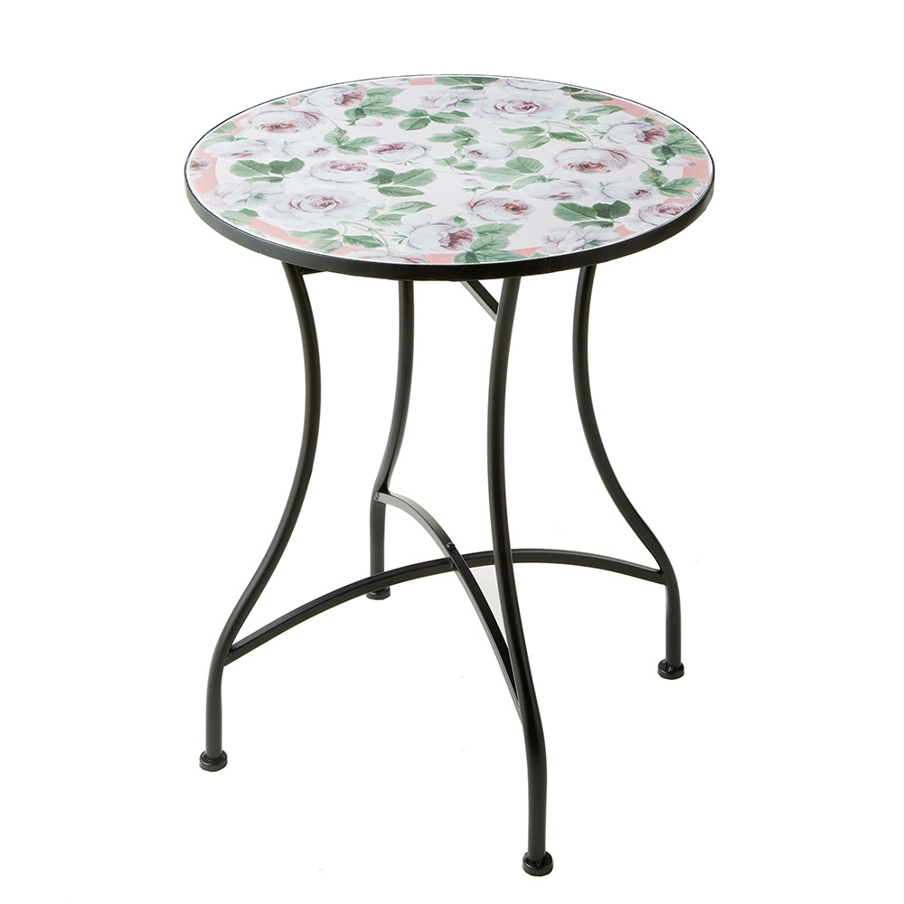 アイアン ガーデンテーブル 幅60cm マリアローズ 71884