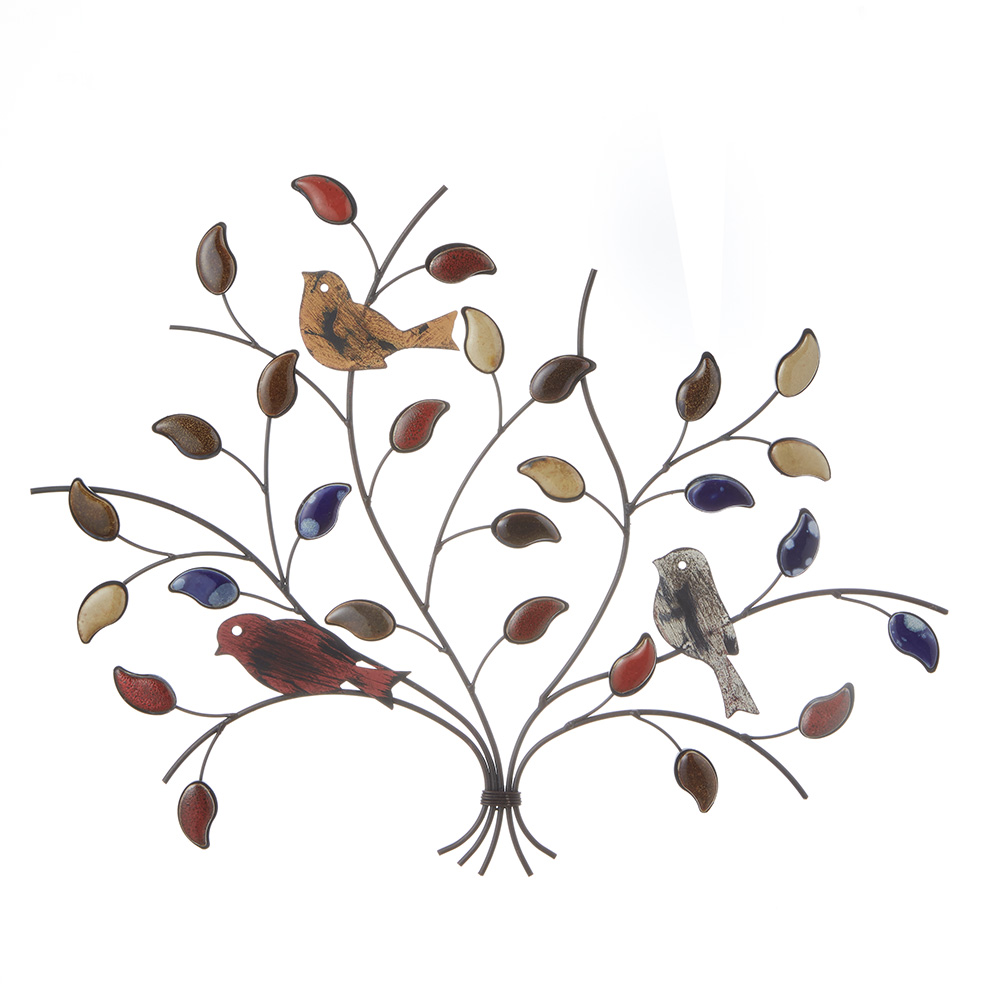 アイアン ウォールデコ バード 71968