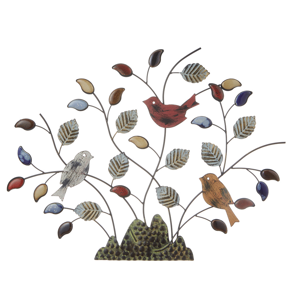 アイアン ウォールデコ バード 71969