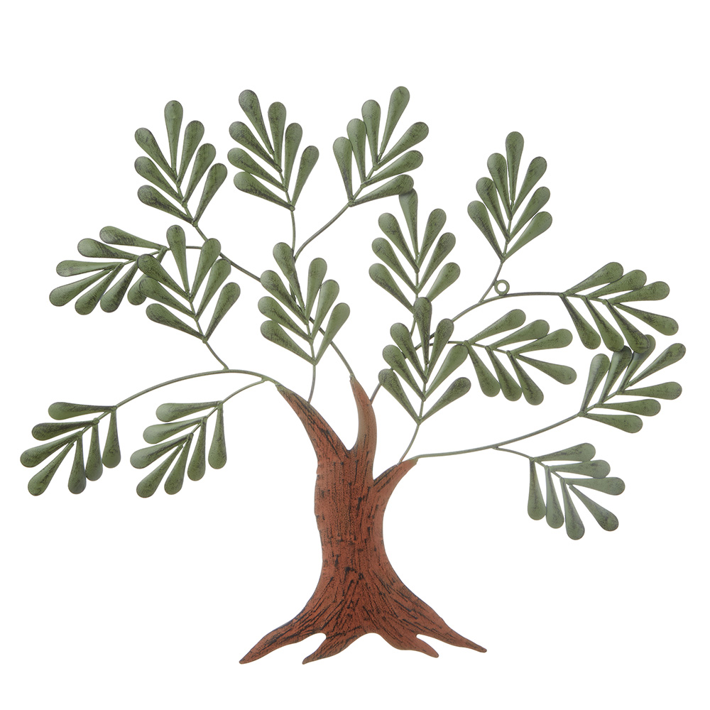 アイアン ウォールデコ ツリー 71971