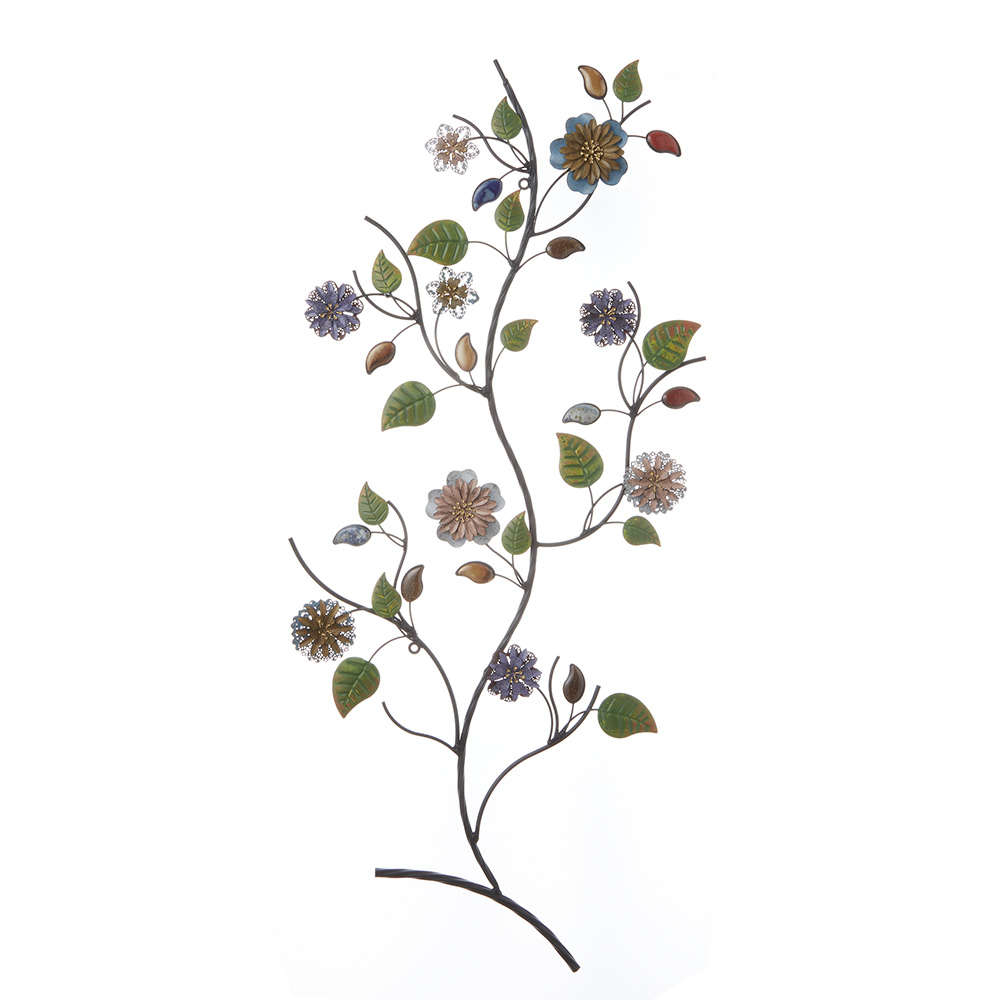 アイアン ウォールデコ フラワー 71973