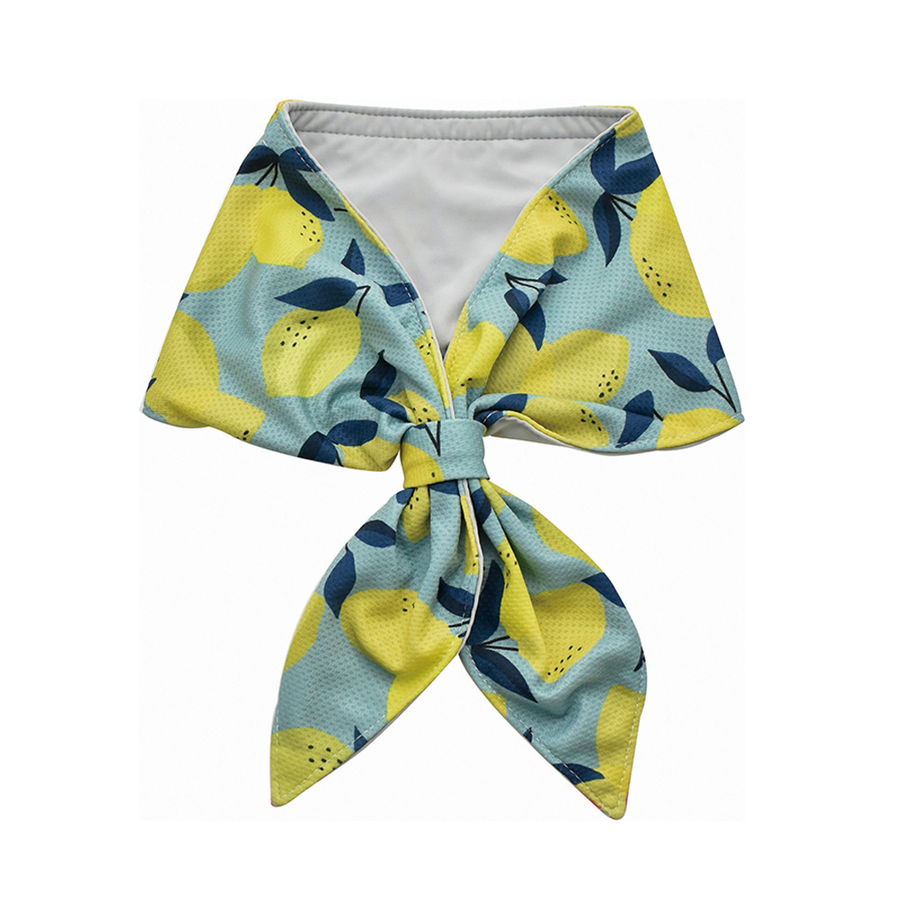 LEMON クールスカーフ ブルーグレー